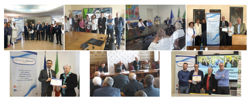 CONSEGNATI I DIPLOMI DELLE “STELLE DI FONDAZIONE TRAPIANTI”