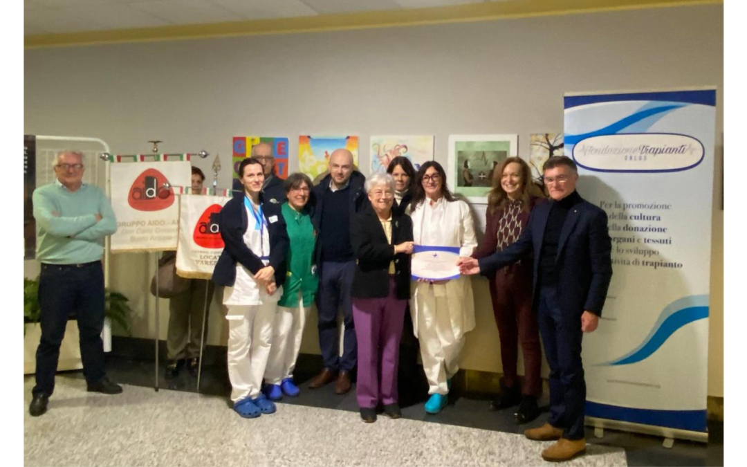 LA STELLA DI FONDAZIONE TRAPIANTI ALL’ASST SETTE LAGHI DI VARESE